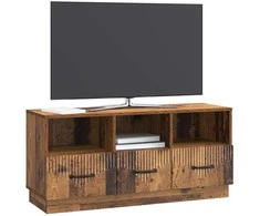 TV staliukas Televizoriaus spintelė Sendintos medienos 102 x 34,5 x 47 cm