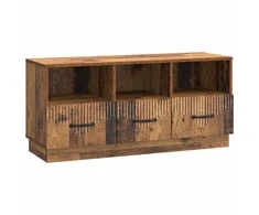 TV staliukas Televizoriaus spintelė Sendintos medienos 102 x 34,5 x 47 cm