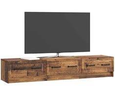 TV staliukas Televizoriaus spintelė Sendintos medienos 147 x 34,5 x 27 cm