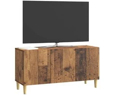 TV staliukas Televizoriaus spintelė Sendintos medienos 99 x 34,5 x 50 cm