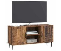 TV staliukas Televizoriaus spintelė Sendintos medienos 102 x 34,5 x 50 cm