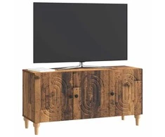 TV staliukas Televizoriaus spintelė Sendintos medienos 99 x 34,5 x 50 cm