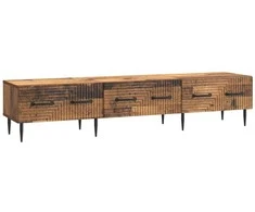 TV staliukas Televizoriaus spintelė Sendintos medienos 147 x 34,5 x 30 cm