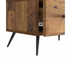 TV staliukas Televizoriaus spintelė Sendintos medienos 147 x 34,5 x 30 cm