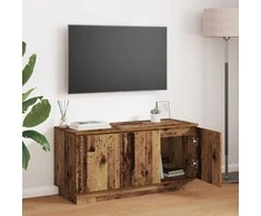 TV staliukas Televizoriaus spintelė Senovinis medis 100 x 38 x 49 cm