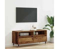 TV staliukas Televizoriaus spintelė Senovinis medis 100 x 34,5 x 44,5 cm