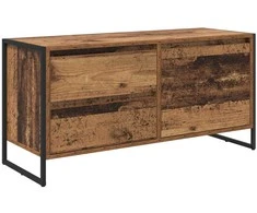 TV staliukas Televizoriaus spintelė Senovinis medis 100 x 36 x 49.5 cm