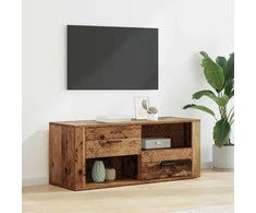 TV staliukas Televizoriaus spintelė Senovinis medis 100 x 35 x 40 cm