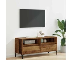 TV staliukas Televizoriaus spintelė Senovinis medis 100 x 34,5 x 44,5 cm