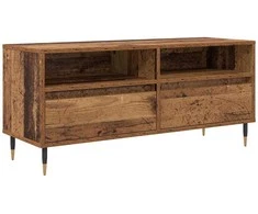 TV staliukas Televizoriaus spintelė Senovinis medis 100 x 34,5 x 44,5 cm
