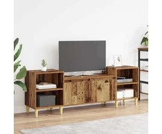 TV staliukas Televizoriaus spintelė Senovinis medis 160 x 35 x 55 cm