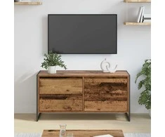 TV staliukas Televizoriaus spintelė Senovinis medis 100 x 36 x 49.5 cm