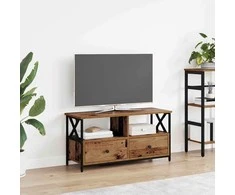 TV staliukas Televizoriaus spintelė Senovinis medis 90 x 33 x 45 cm