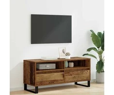 TV staliukas Televizoriaus spintelė Senovinis medis 100 x 34,5 x 44,5 cm