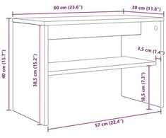 TV staliukas Televizoriaus spintelė 60 x 30 x 40 cm Sonoma ąžuolas