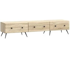 TV staliukas Televizoriaus spintelė Sonoma ąžuolas 147 x 34,5 x 30 cm