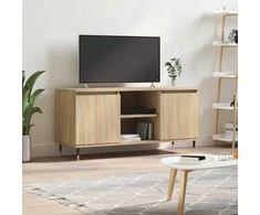 TV staliukas Televizoriaus spintelė, sonoma ąžuolo, 104x35x50cm, mediena