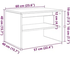 TV staliukas televizoriaus spintelė Sonoma ąžuolas Engineered Wood