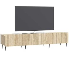 TV staliukas Televizoriaus spintelė Sonoma ąžuolas 147 x 34,5 x 32 cm