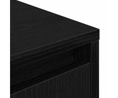 TV staliukas Televizoriaus spintelė su LED apšvietimu, juoda, 100x41x50 cm