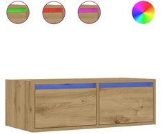 TV staliukas Televizoriaus spintelė su LED, artisano, 75x35,5x25 cm