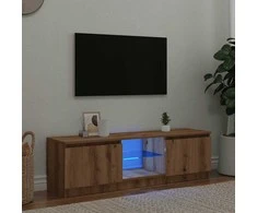 TV staliukas televizoriaus spintelė su LED lemputėmis Artisan ąžuolas