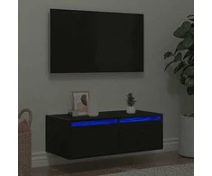 TV staliukas Televizoriaus spintelė su LED apšvietimu, 75x35,5x25 cm