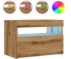 TV staliukas Televizoriaus spintelė su LED, artisano, 60x35x40cm, mediena