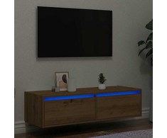 TV staliukas Televizoriaus spintelė su LED, artisano, 100X35,5x25 cm