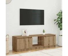 TV staliukas televizoriaus spintelė su LED lemputėmis Artisan ąžuolas