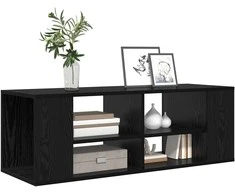 TV staliukas TV spintelių komplektas Juodas ąžuolas 102 x 35 x 35 cm