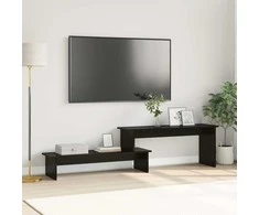 TV staliukas TV spintelių komplektas Juodas ąžuolas 180,5 x 30 x 43 cm