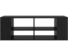 TV staliukas TV spintelių komplektas Juodas ąžuolas 102 x 35 x 35 cm