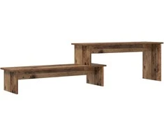 TV staliukas TV spintelių komplektas Senovinis medis 180 x 30 x 43 cm