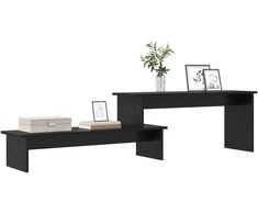 TV staliukas TV spintelių komplektas 180,5 x 30 x 43 cm Juodas ąžuolas