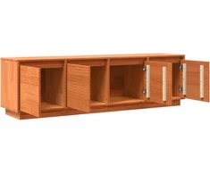 TV staliukas Televizoriaus spintelė Ruda 156 x 37 x 45 cm Apdirbta mediena