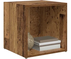 TV staliukas TV spintelių komplektas 2 pcs Senovinis medis 37 x 35 x 37,5 cm