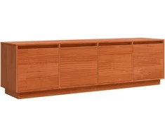 TV staliukas Televizoriaus spintelė Ruda 156 x 37 x 45 cm Apdirbta mediena