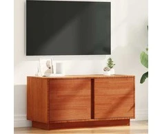 TV staliukas Televizoriaus spintelė Vaško ruda 80 x 35 x 40,5 cm