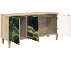 TV staliukas Televizoriaus spintelė WIJHE 102 x 33 x 50 cm Sonoma ąžuolo