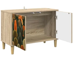 TV staliukas Televizoriaus spintelė ZAANDAM 69 x 33 x 50 cm Sonoma ąžuolo