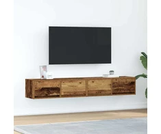 TV staliukas Televizoriaus spintelės, 2vnt., medienos, 80x31x25,5cm, mediena