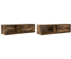 TV staliukas Televizoriaus spintelės, 2vnt., 100x31x25,5 cm, mediena