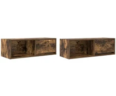 TV staliukas Televizoriaus spintelės, 2vnt., 80x31x25,5 cm, mediena