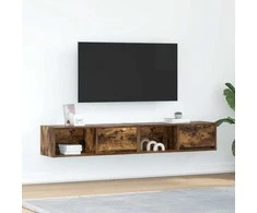 TV staliukas Televizoriaus spintelės, 2vnt., 80x31x25,5 cm, mediena