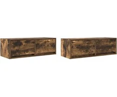 TV staliukas Televizoriaus spintelės, 2vnt., 80x31x25,5 cm, mediena