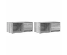 TV staliukas Televizoriaus spintelės, 2vnt., 60x31x25,5 cm, mediena