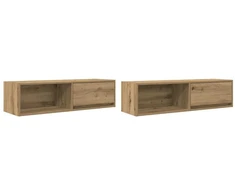 TV staliukas Televizoriaus spintelės, 2vnt., artisano 100x31x25,5cm, mediena