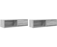 TV staliukas Televizoriaus spintelės, 2vnt., 100x31x25,5 cm, mediena