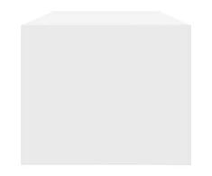 TV staliukas Televizoriaus spintelės, 2vnt., baltos, 80x31x25,5 cm, mediena